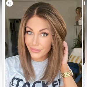 STACKED 100% Human Hair “Deena” 16” Wig